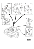 Система регулировки топливоснабжение B230FT/GT 1990 , B230FT