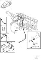 Системы регулировки топливоснабжение моторный отсек  , B4184SJ
