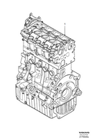 Двигатель в сборе    , D4162T