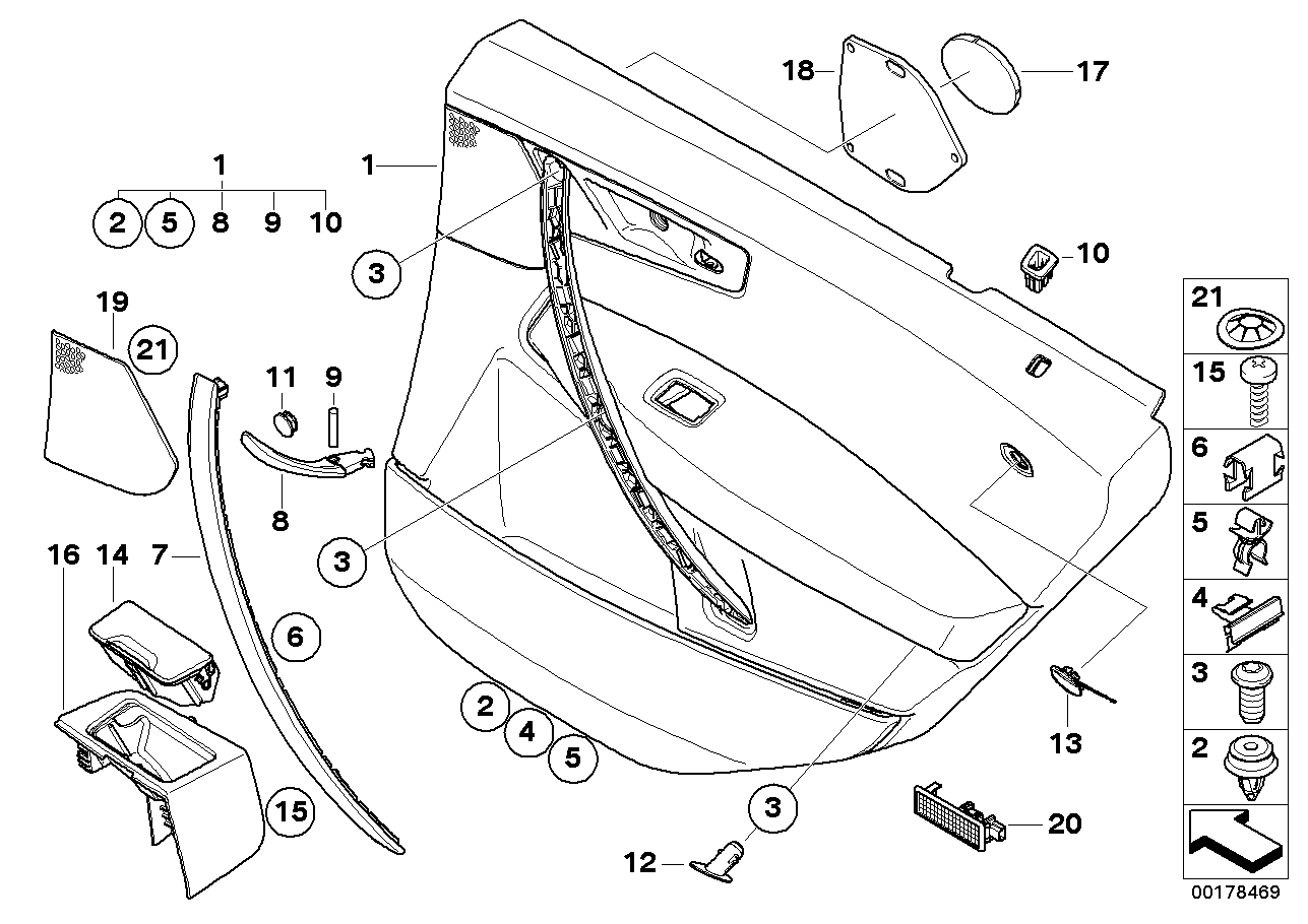 Карта двери бмв е36