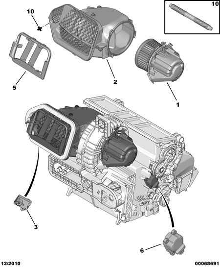 C5 III Diesel-Tourer: Heizungsgebläse defekt - C5, C6, C-Crosser