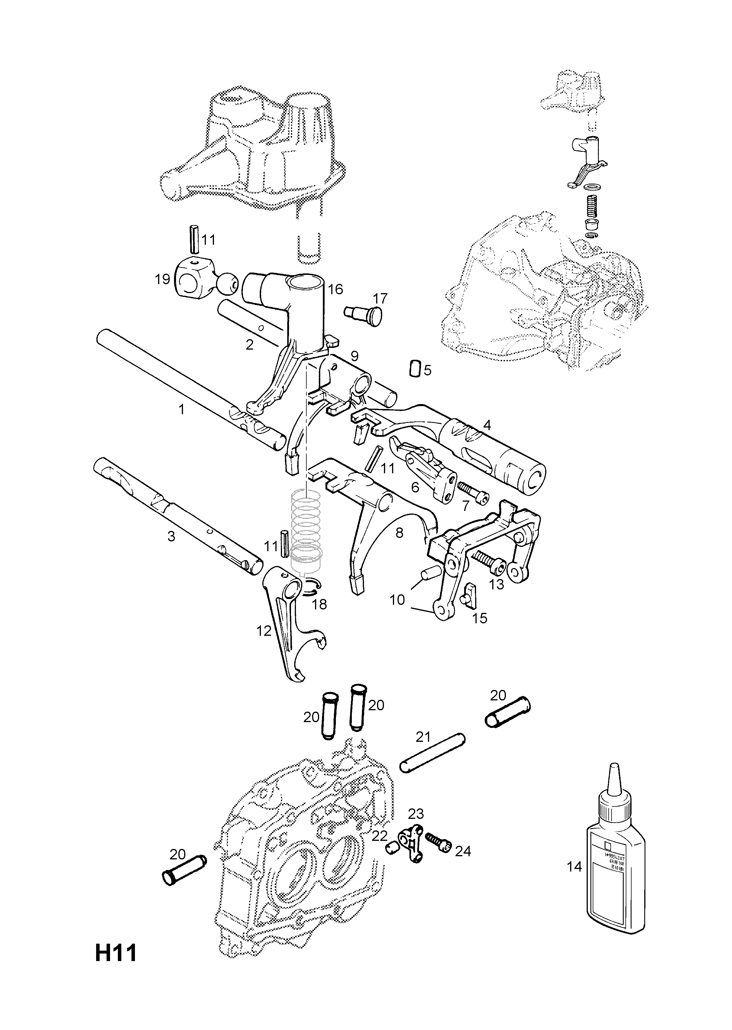 List of parts. Model · Opel CORSA-C ...