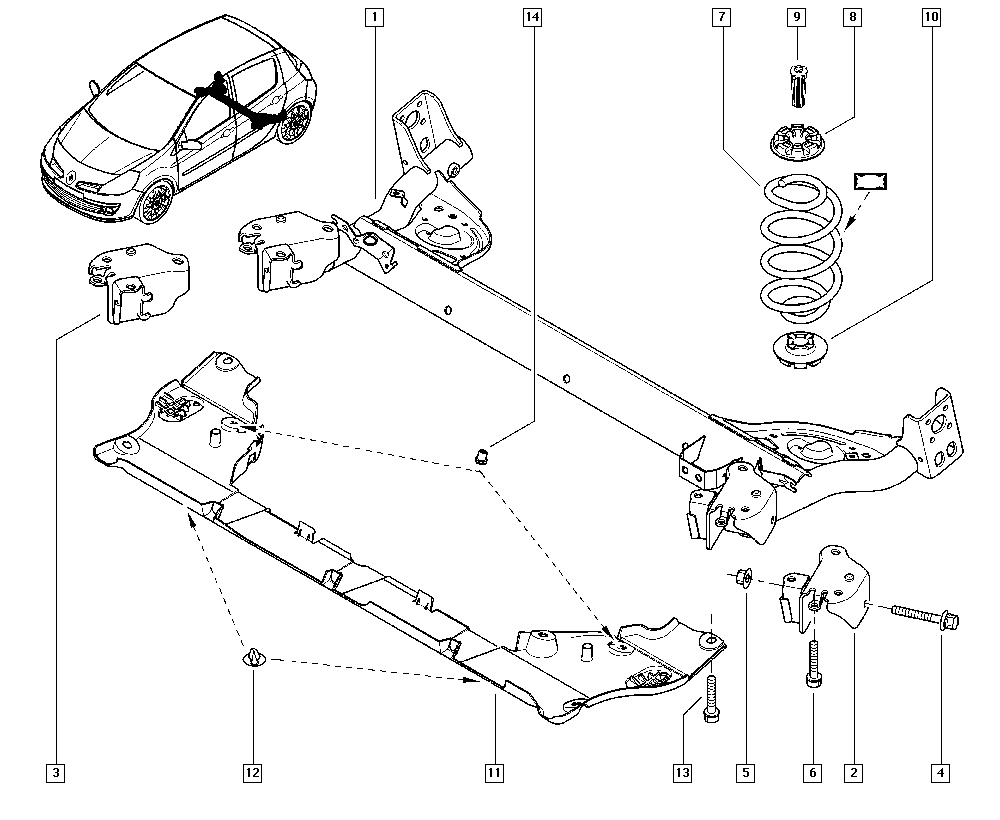 Renault clio 2 схемы