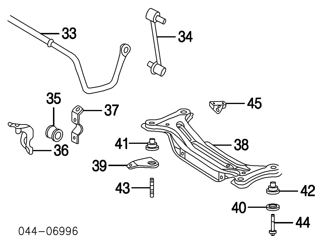 Схема подвески на камри 40