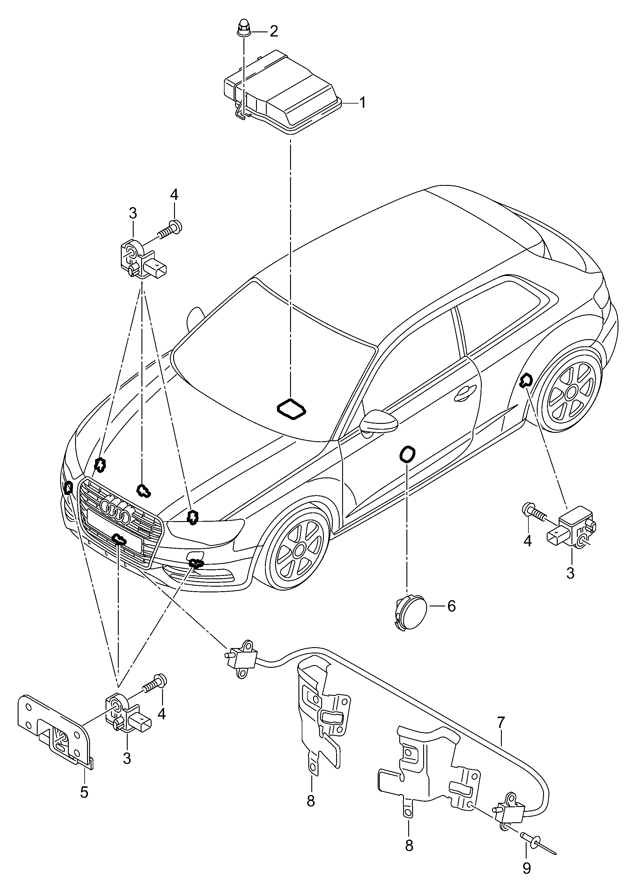 Audi A3 Spare Parts Diagram